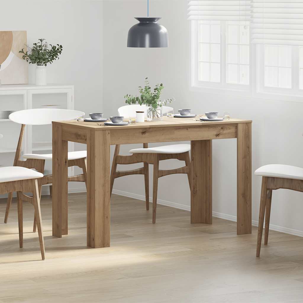 Dining table Artisan oak 120x60x76 cm wood material