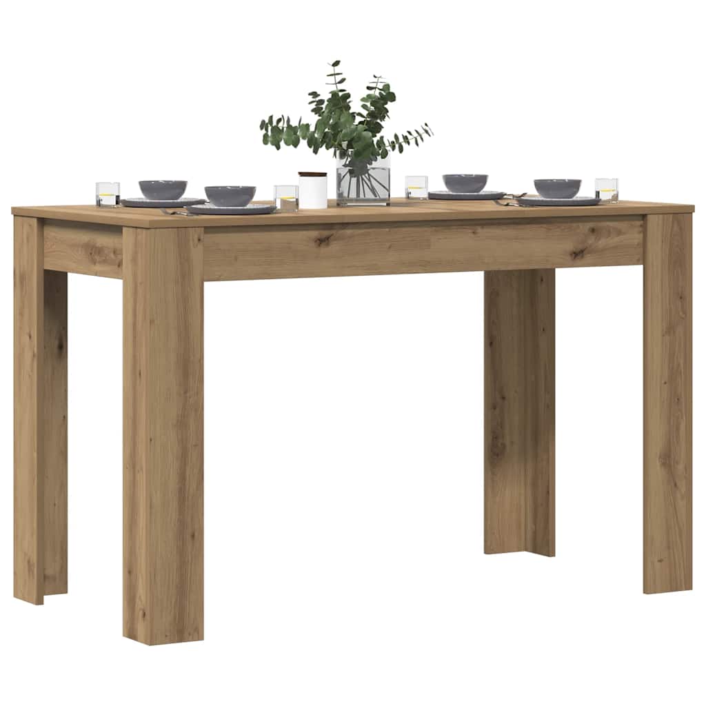 Dining table Artisan oak 120x60x76 cm wood material