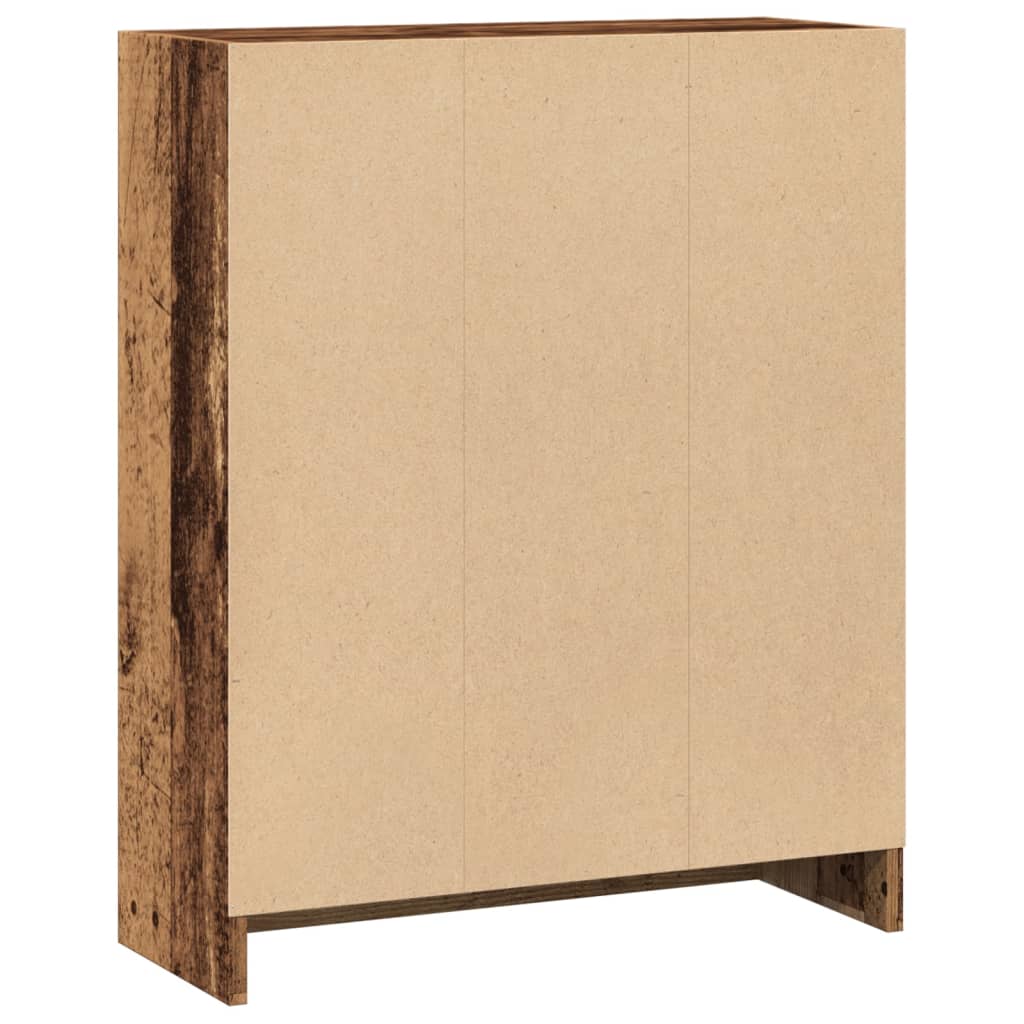 Bookshelf old wood look 60x24x76 cm wood material