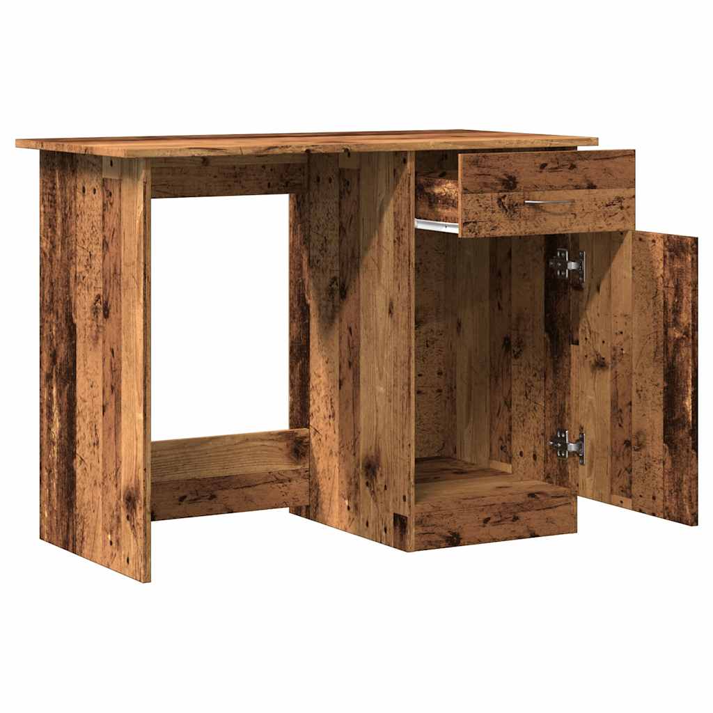 Desk old wood look 100x50x76 cm wood material