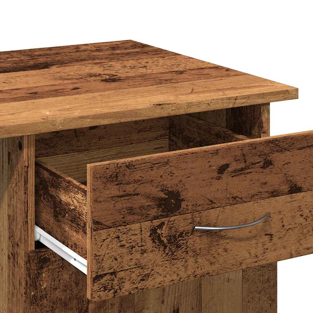 Desk old wood look 100x50x76 cm wood material