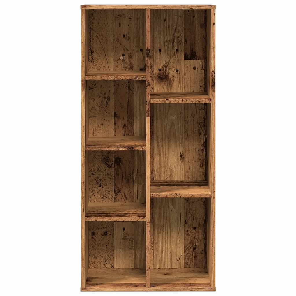 Bookshelf old wood look 50x25x104 cm