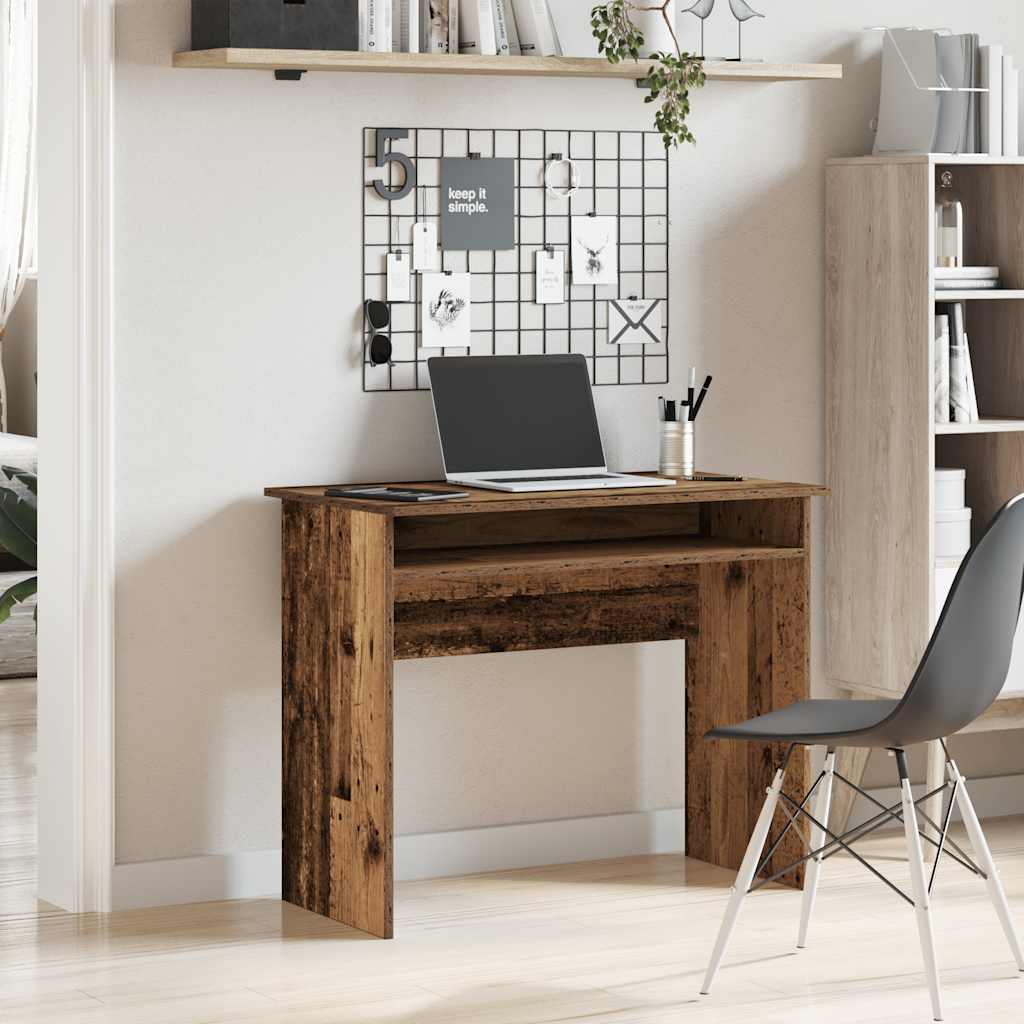 Desk old wood look 90x50x74 cm wood material