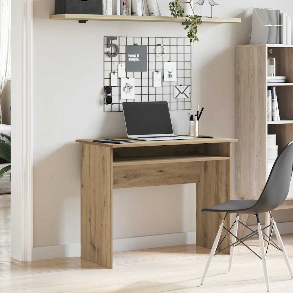 Desk Artisan Oak 90x50x74 cm Wood Material