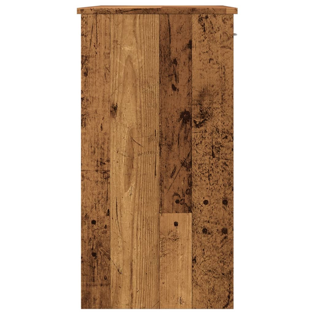 Desk old wood look 80x40x75 cm wood material