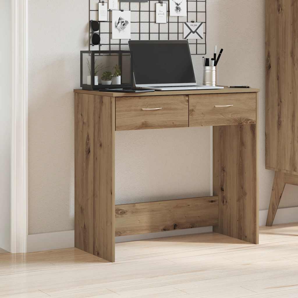 Schreibtisch Artisan-Eiche 80x40x75 cm Holzwerkstoff