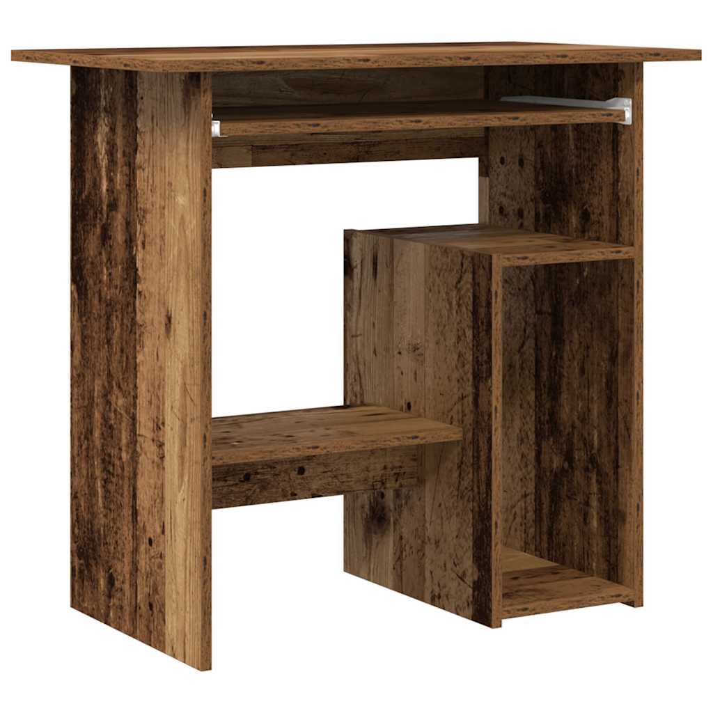 Desk reclaimed wood look 80x45x74 cm wood material