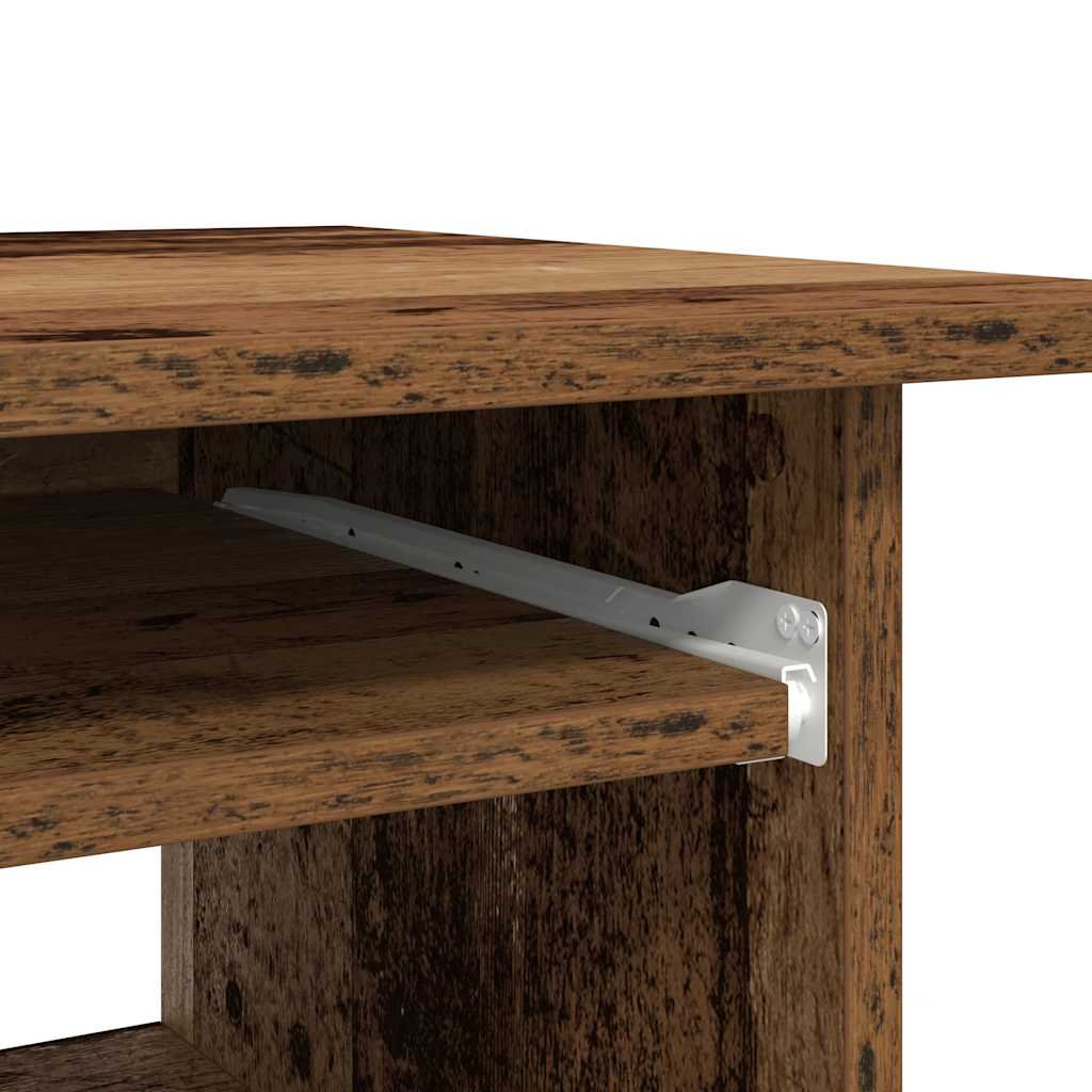 Desk reclaimed wood look 80x45x74 cm wood material