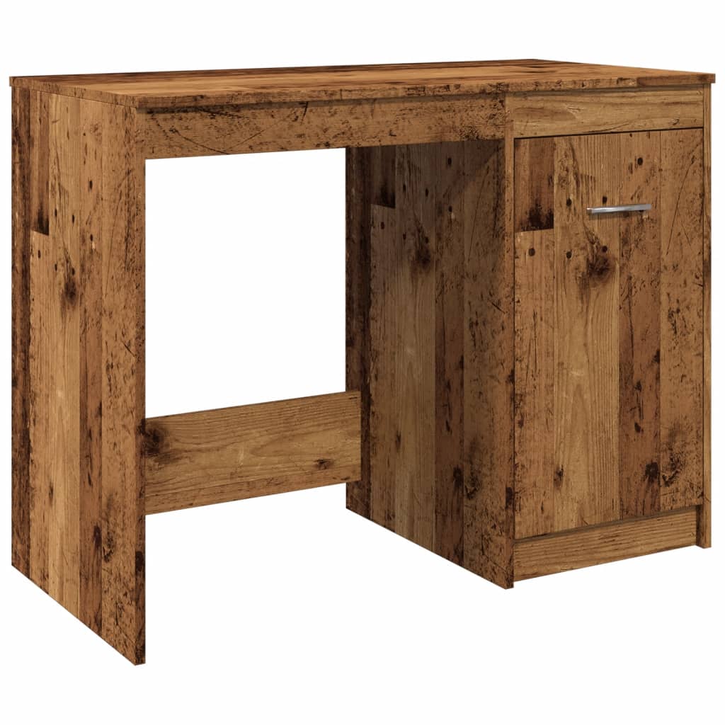 Desk old wood look 100x50x76 cm wood material