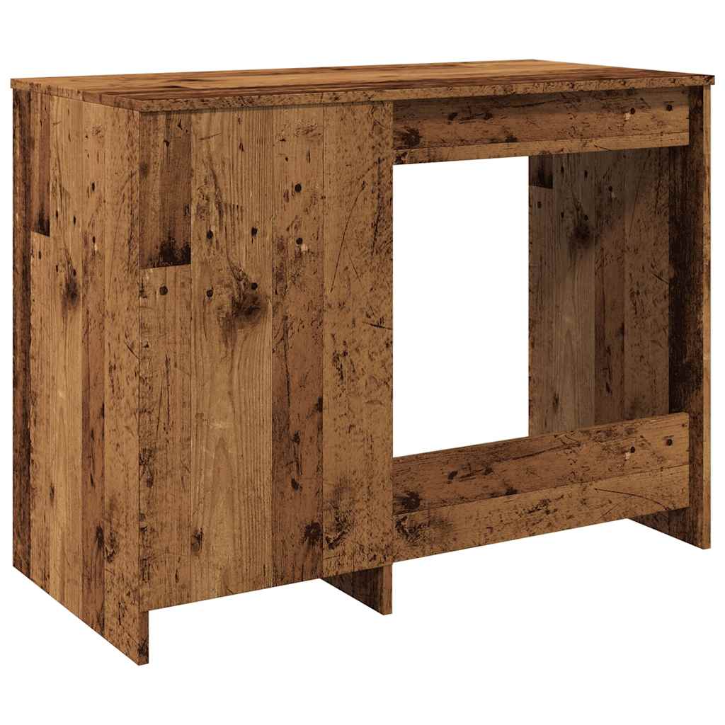 Desk old wood look 100x50x76 cm wood material