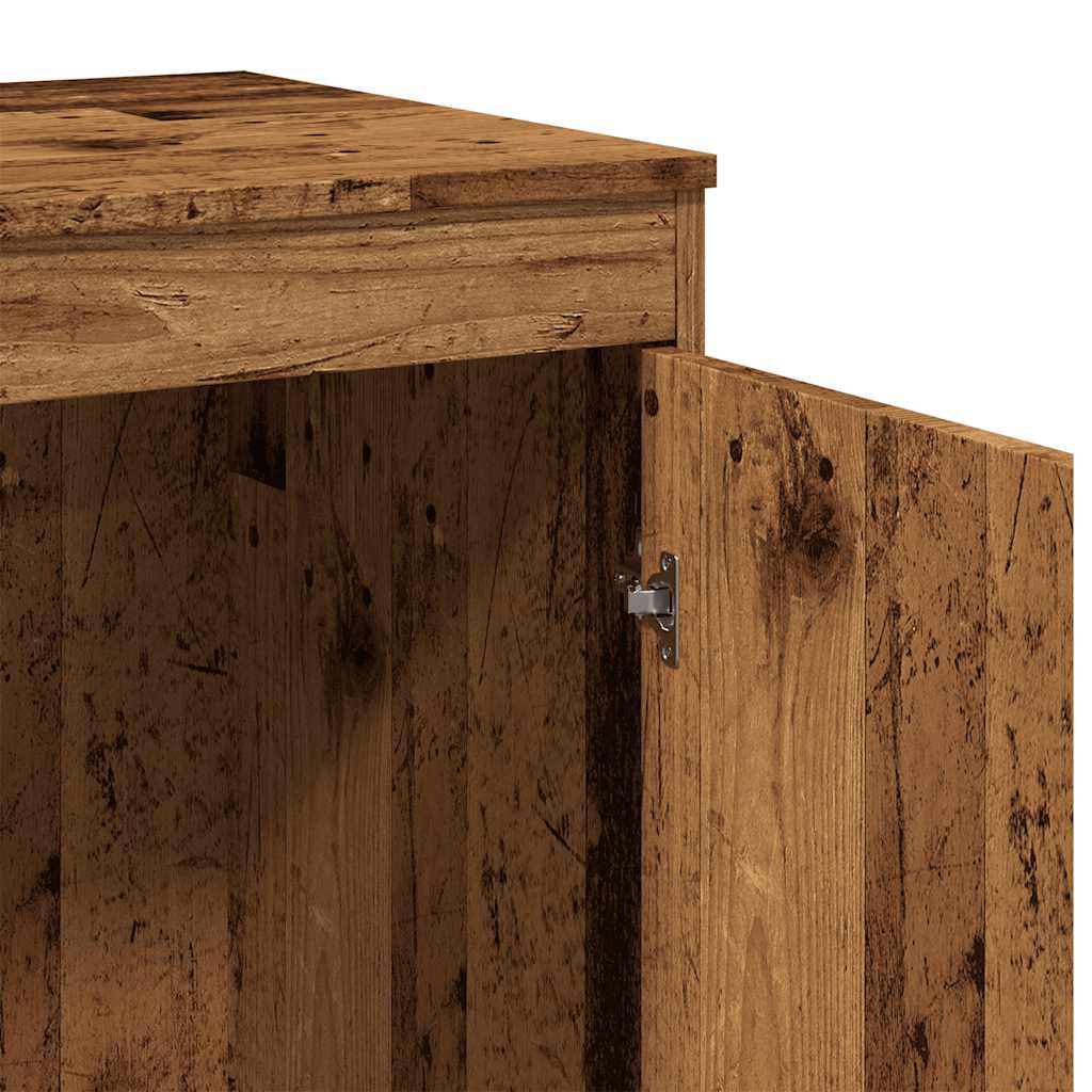 Desk old wood look 100x50x76 cm wood material