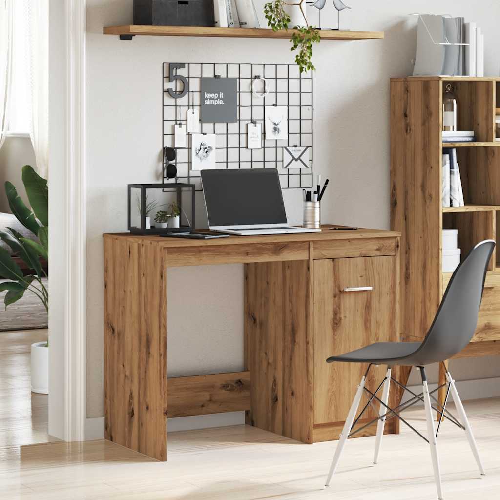 Desk Artisan Oak 100x50x76 cm Wood Material