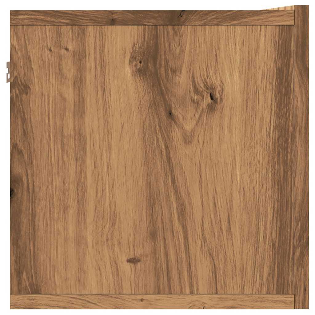 TV wall cabinet Artisan oak 80x30x30 cm wood-based material