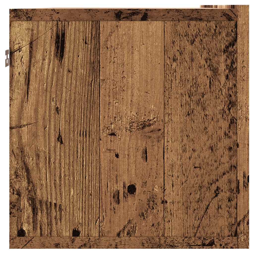 TV wall cabinet old wood look 100x30x30 cm wood material