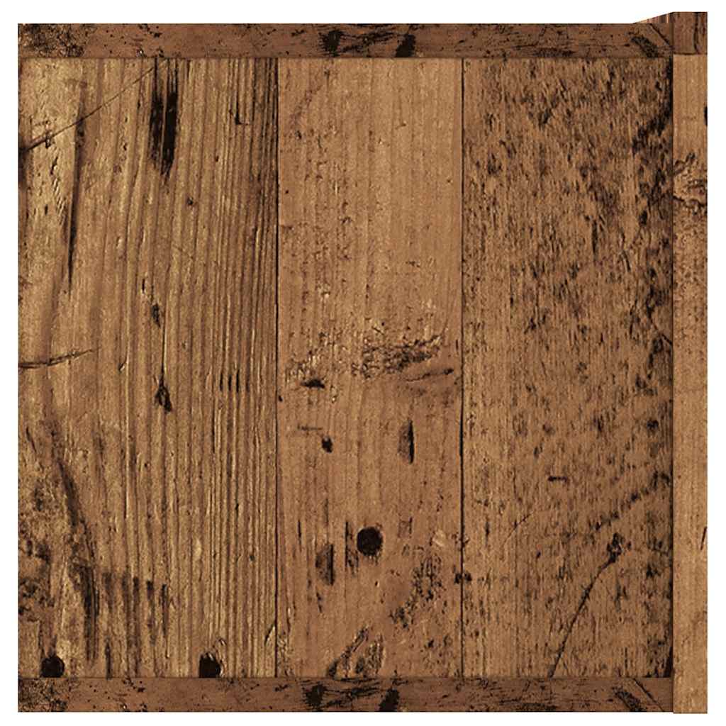 TV wall cabinet reclaimed wood look 120x30x30 cm wood-based material