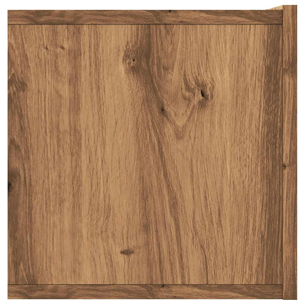 TV wall cabinet Artisan oak 120x30x30 cm wood-based material