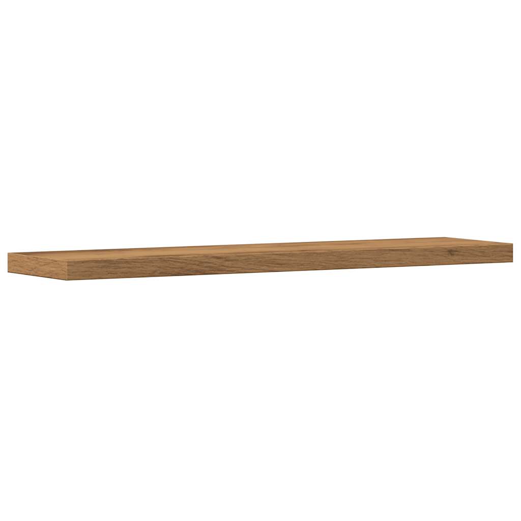 Wall shelves 4 pcs. Artisan oak 40x20x1.5 cm wood material