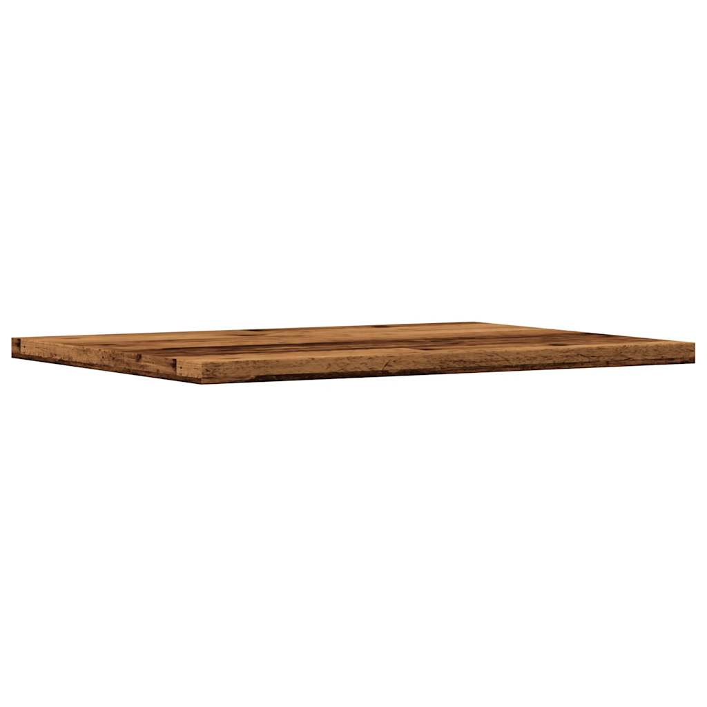 Étagères 4 pièces. Aspect bois de récupération 40x30x1,5 cm.