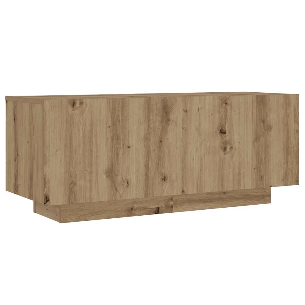 TV shelf Artisan oak 100x35x40 cm wood-based material