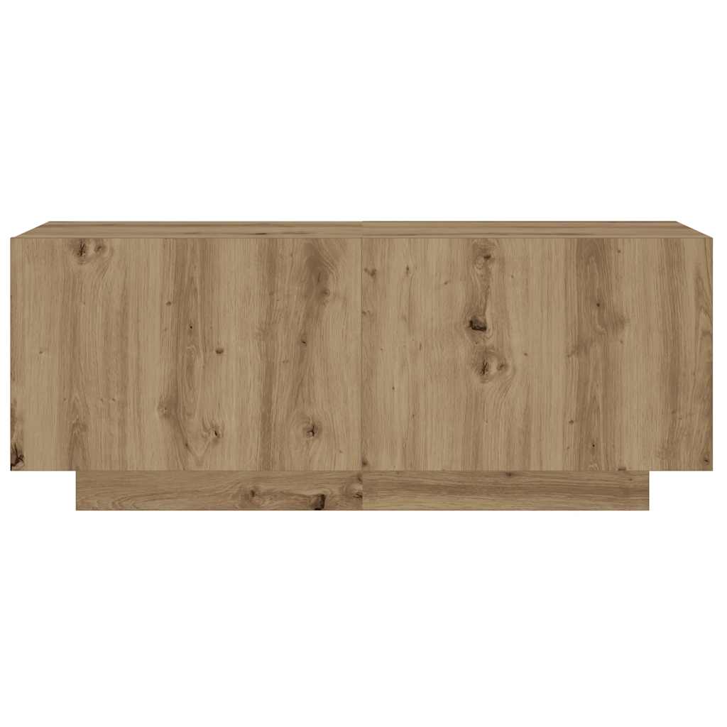 TV shelf Artisan oak 100x35x40 cm wood-based material