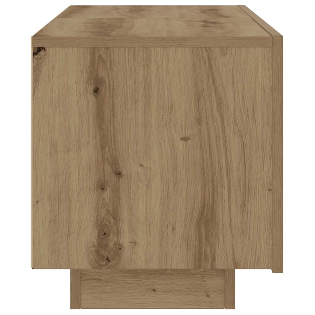 TV shelf Artisan oak 100x35x40 cm wood-based material