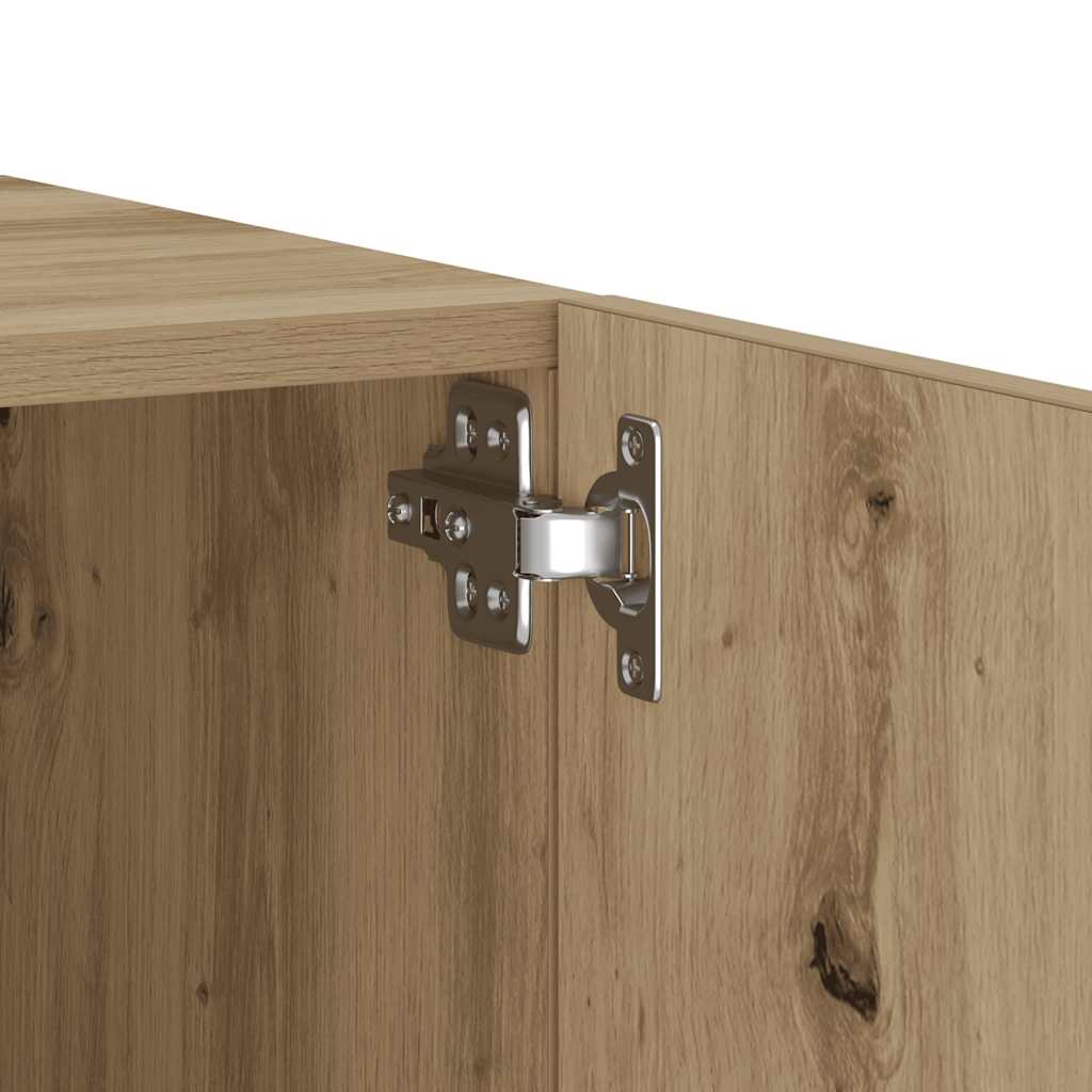 TV shelf Artisan oak 100x35x40 cm wood-based material