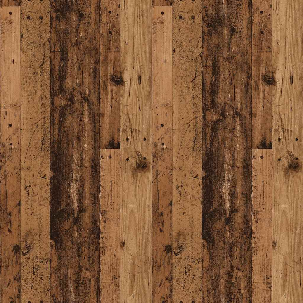 Tables de chevet 2 pièces en bois de récupération 40x30x39 cm matériau bois