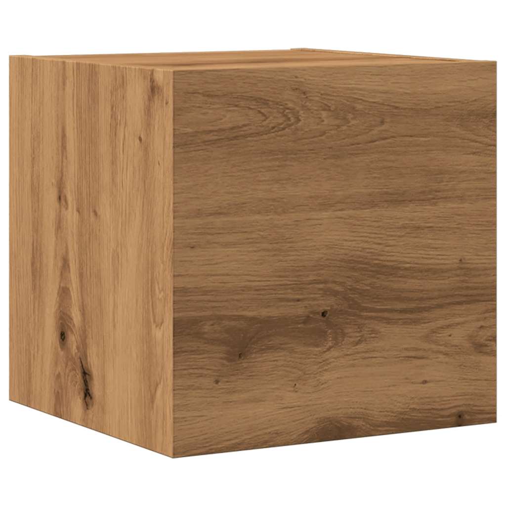 TV wall cabinet Artisan oak 30.5x30x30 cm