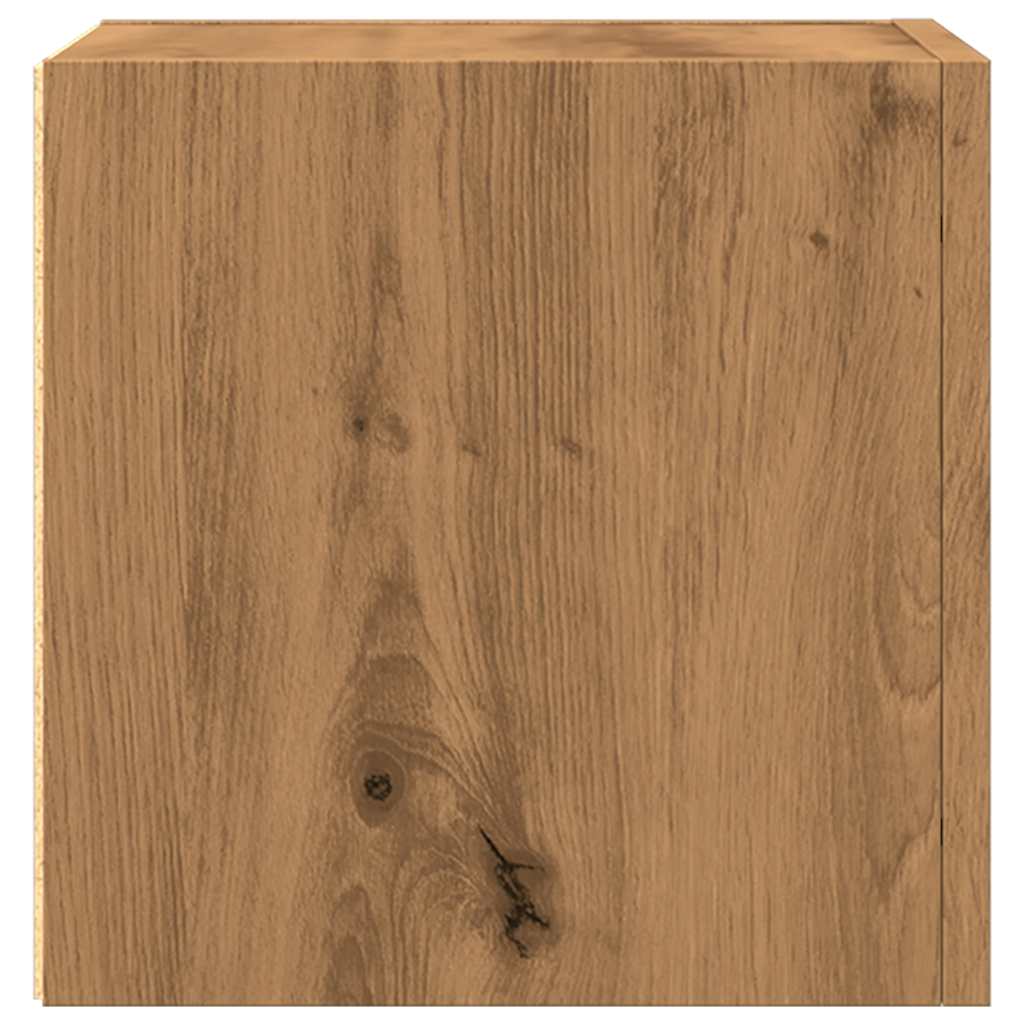 TV wall cabinet Artisan oak 30.5x30x30 cm
