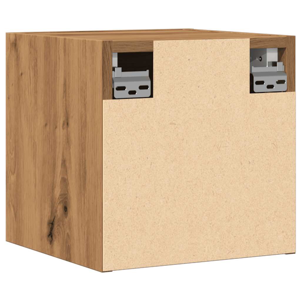 TV wall cabinet Artisan oak 30.5x30x30 cm