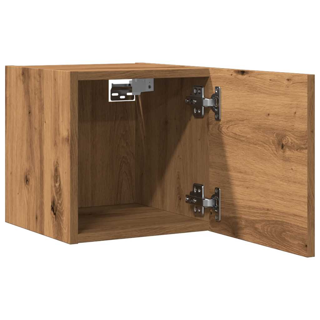 TV wall cabinet Artisan oak 30.5x30x30 cm