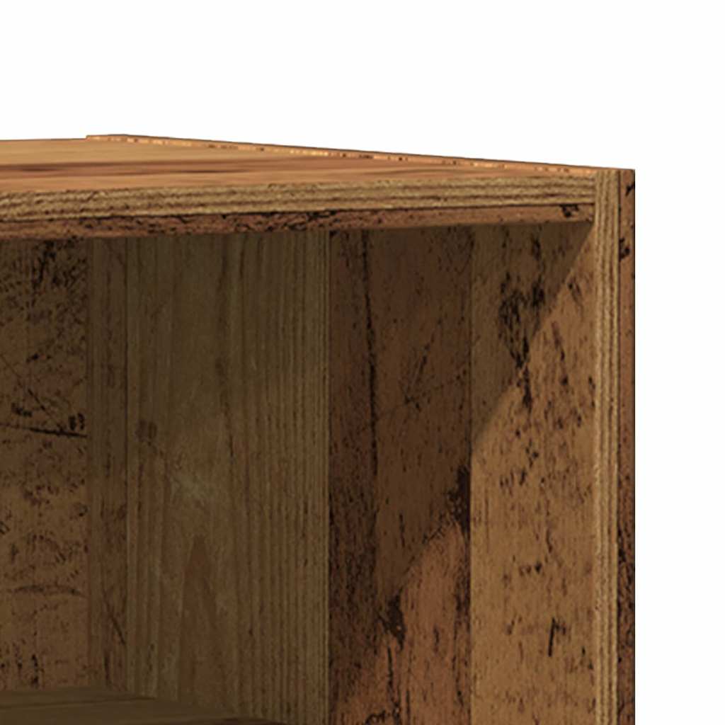 Bedside tables 2 pcs. Old wood look 40x30x50 cm wood material