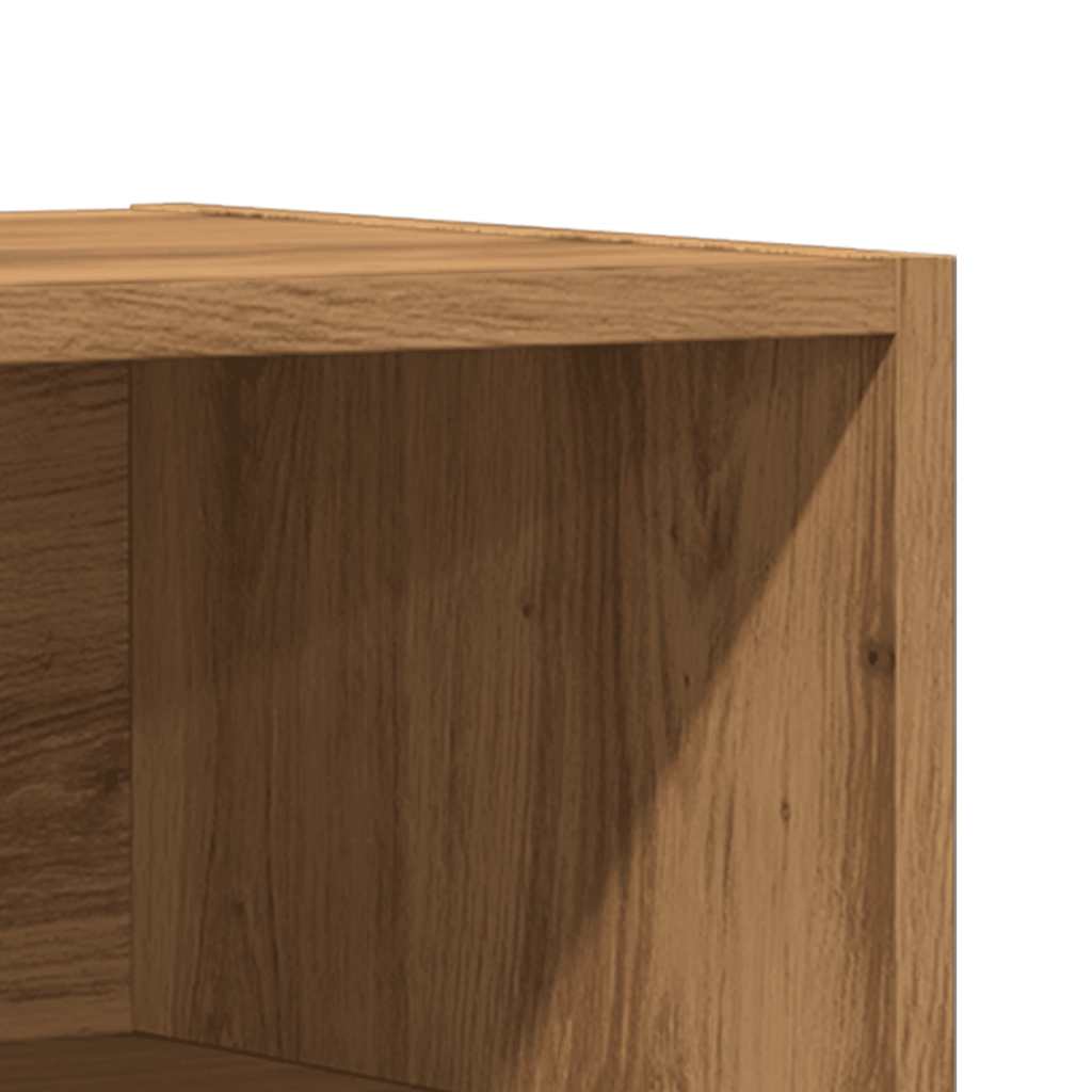 Bedside tables 2 pcs. Artisan oak 40x30x50 cm wood material