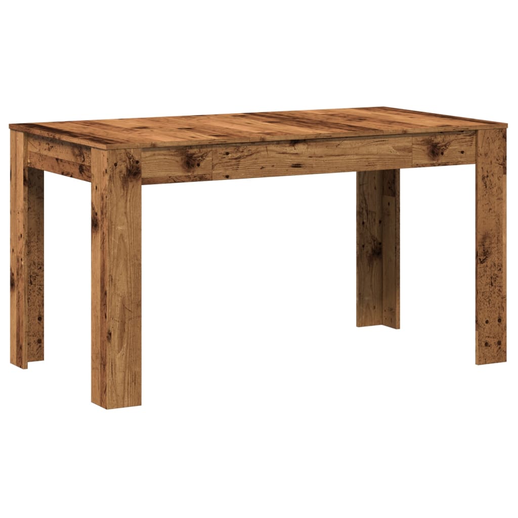 Dining table old wood look 140x74.5x76 cm wood material