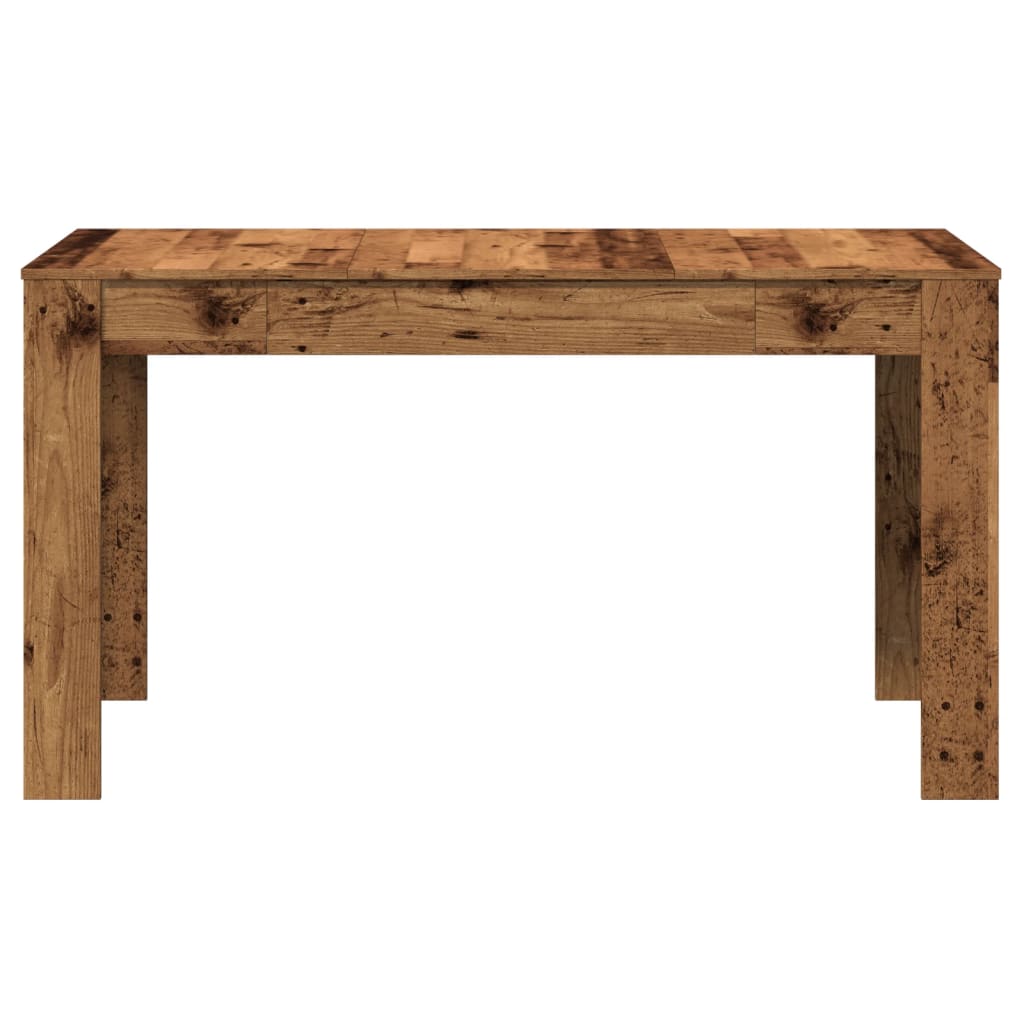 Dining table old wood look 140x74.5x76 cm wood material