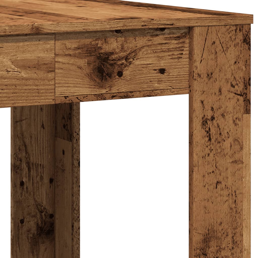 Dining table old wood look 140x74.5x76 cm wood material