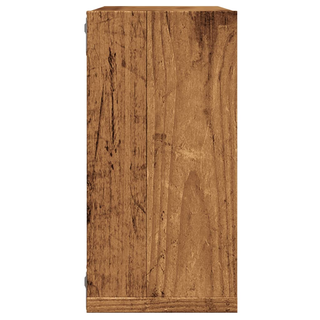 Cube wall shelves 4 pcs. Old wood look 30x15x30 wood material