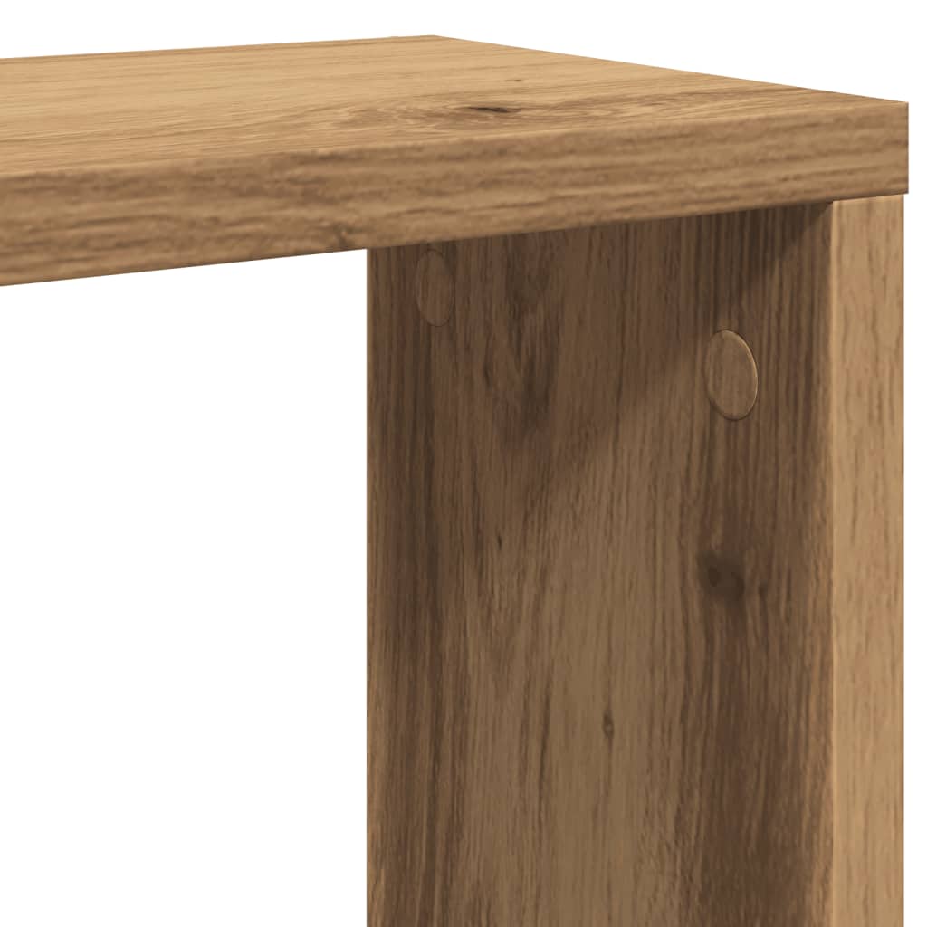 Cube wall shelves 2 pcs. Artisan oak 30x15x30 wood material