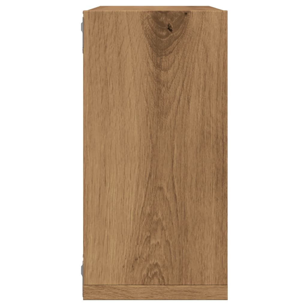 Cube wall shelves 6 pcs. Artisan oak 30x15x30 wood material