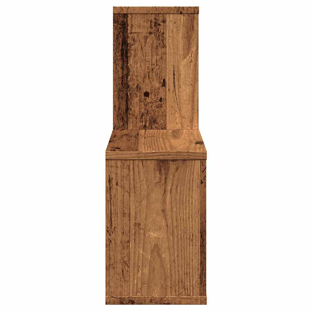 Wall shelf old wood look 100x18x53 cm wood material