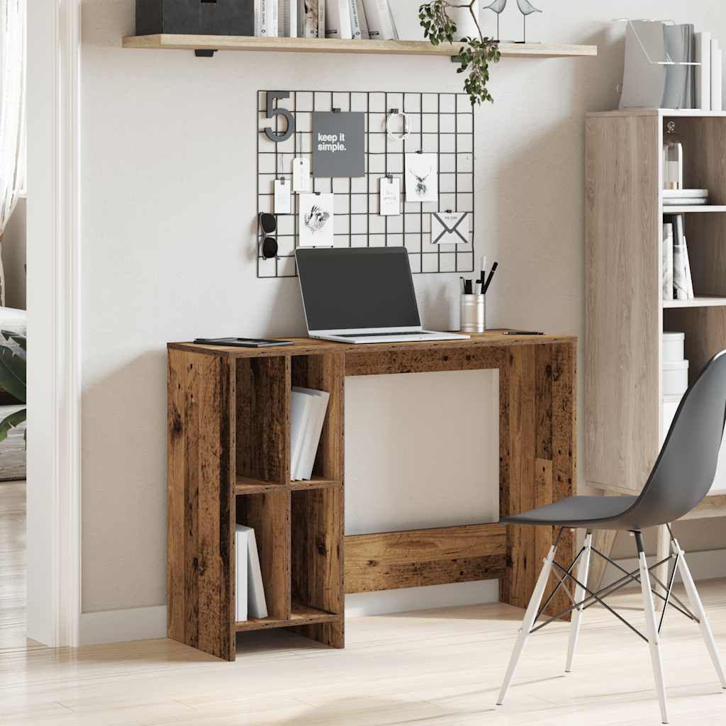 Desk old wood look 102.5x35x75 cm wood material