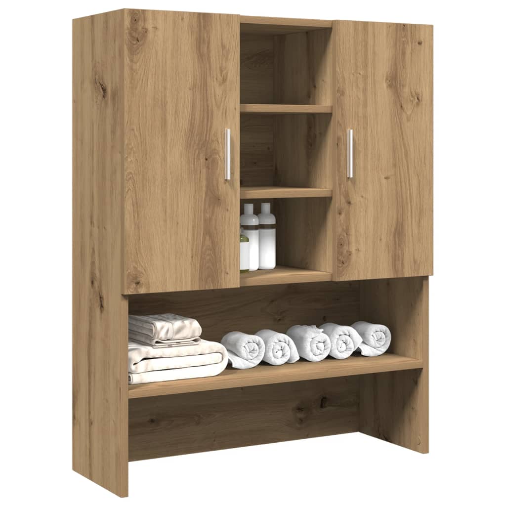 Washing machine cabinet Artisan oak 70.5x25.5x90 cm