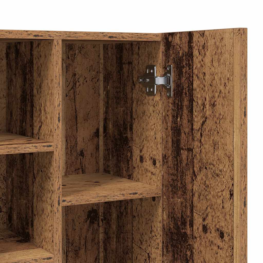 Washing machine cabinet old wood look 64x25.5x190 cm