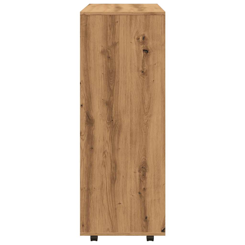 Kleiderständer Artisan-Eiche 80x40x110 cm Holzwerkstoff