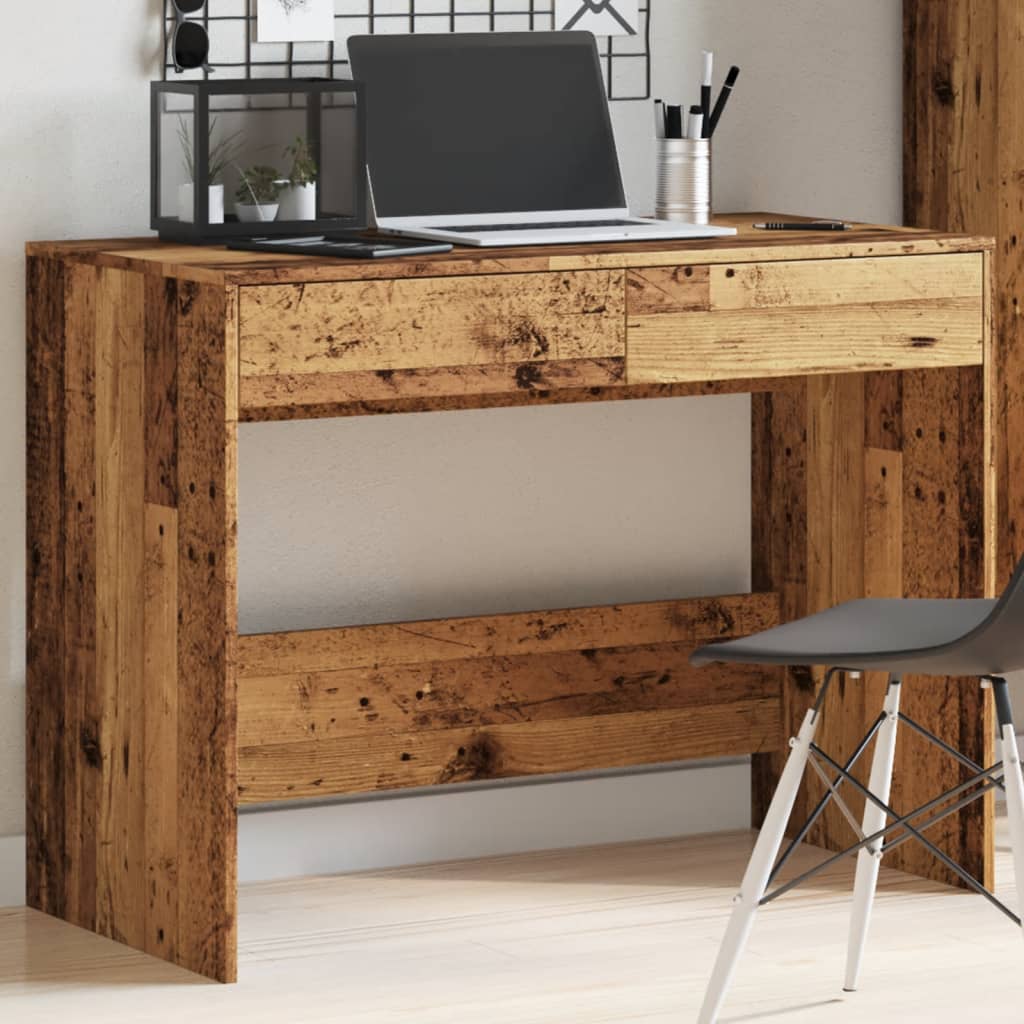 Desk old wood look 101x50x76.5 cm wood material
