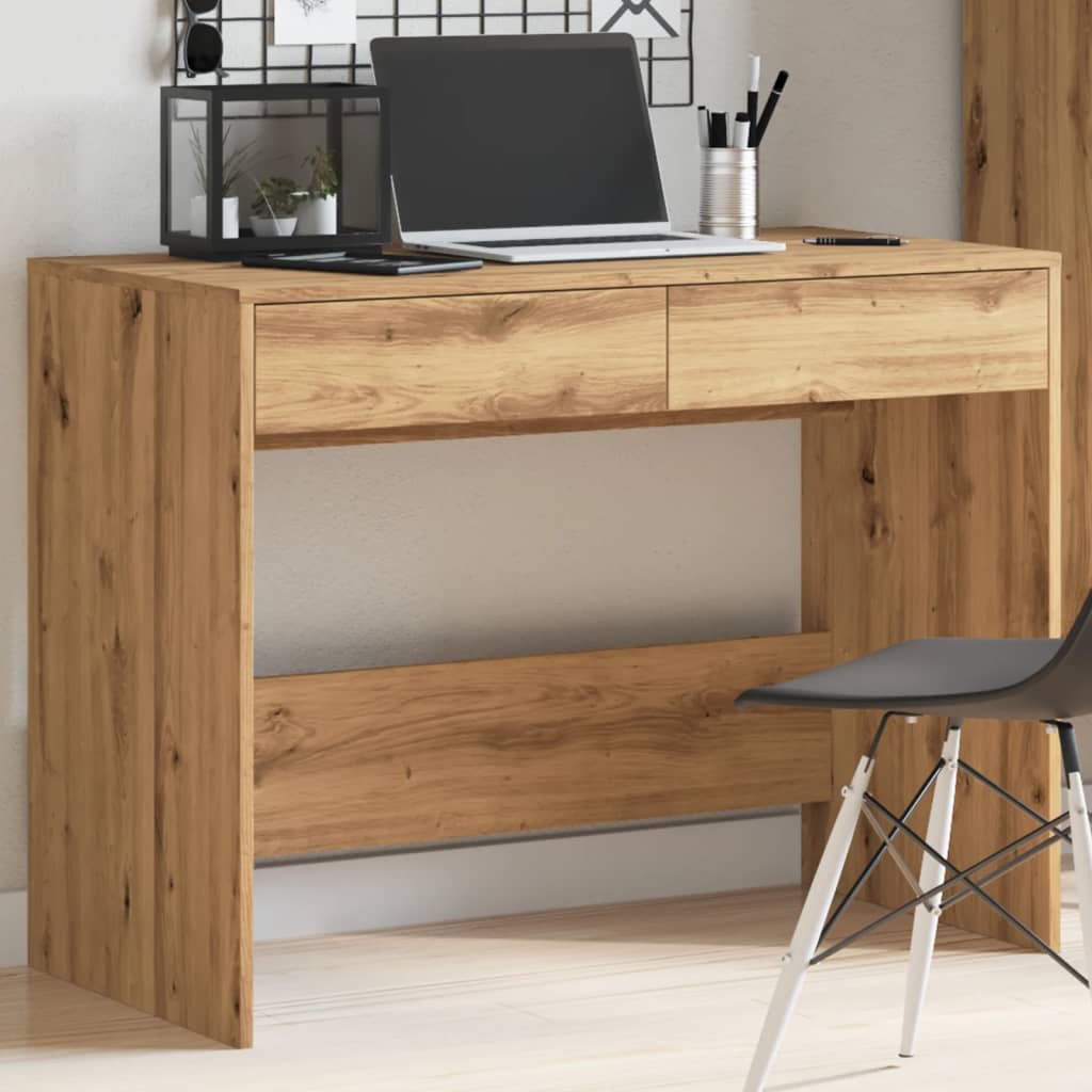 Desk Artisan Oak 101x50x76.5 cm Wood Material