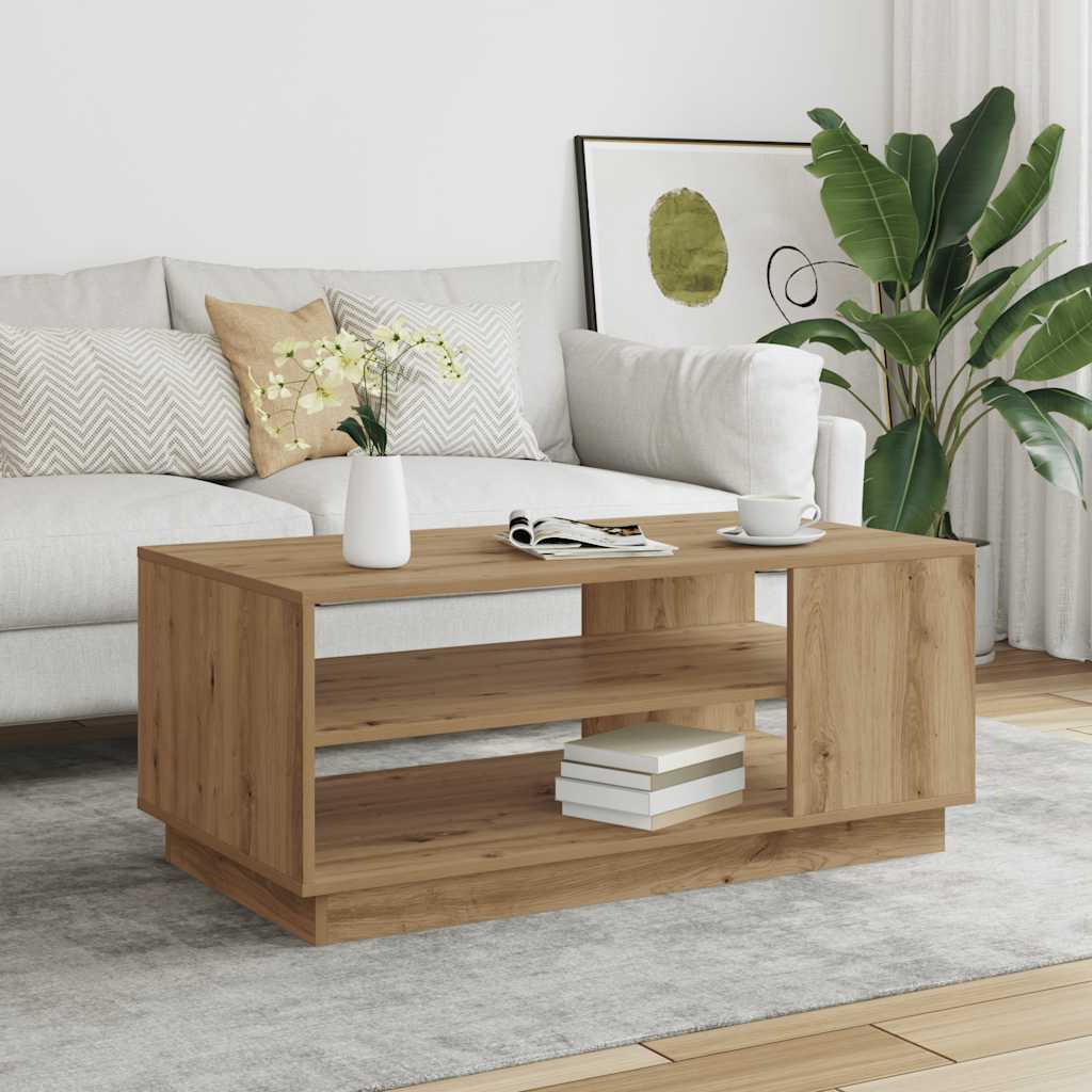 Couchtisch Artisan-Eiche 102x55x43 cm Holzwerkstoff