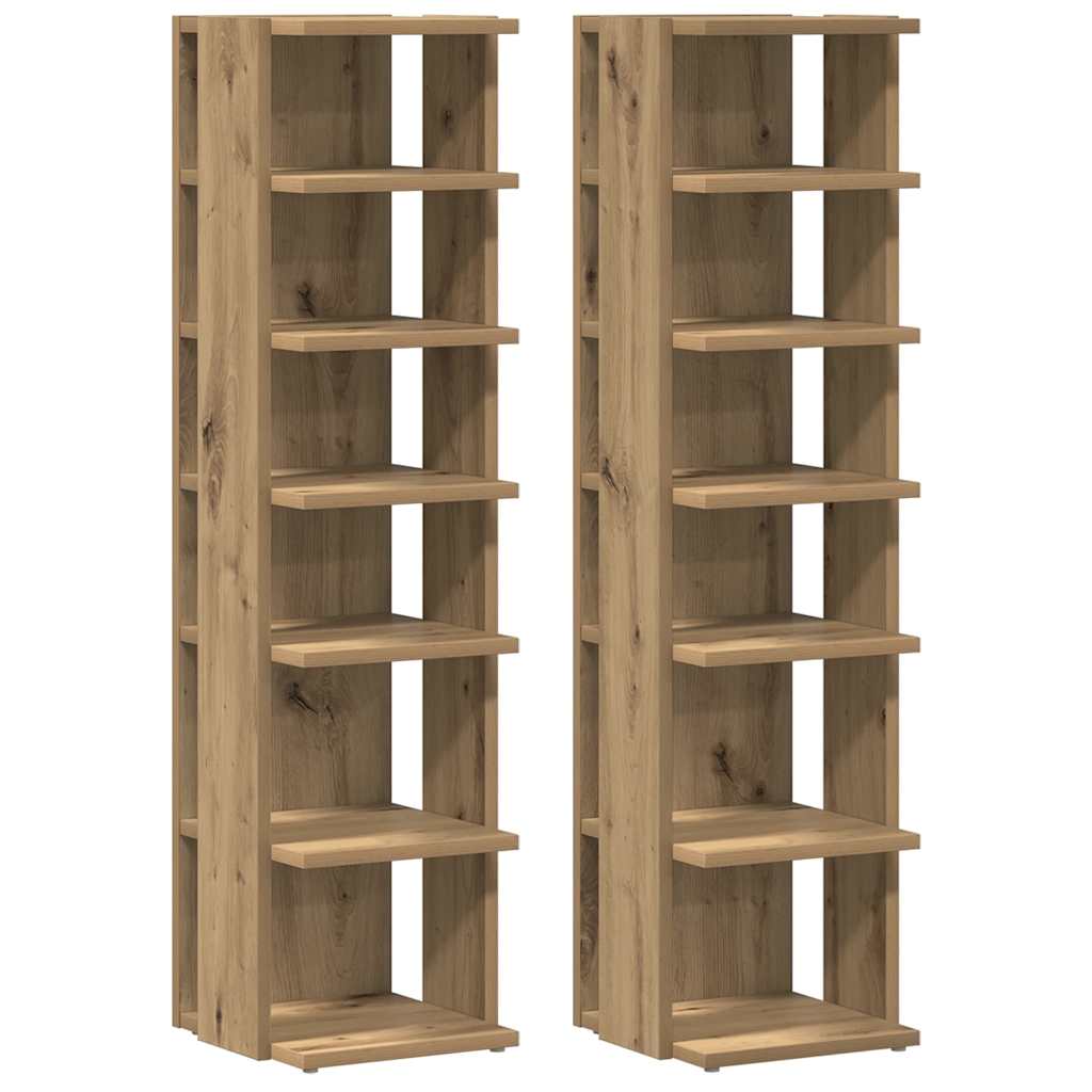 Couchtisch Artisan-Eiche 40x40x43 cm Holzwerkstoff