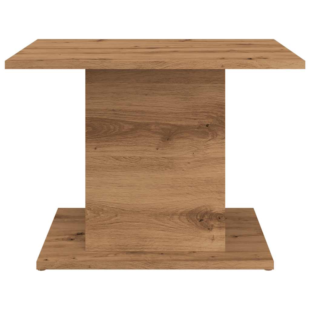 Table basse Artisan en chêne 55,5x55,5x40 cm matériau bois