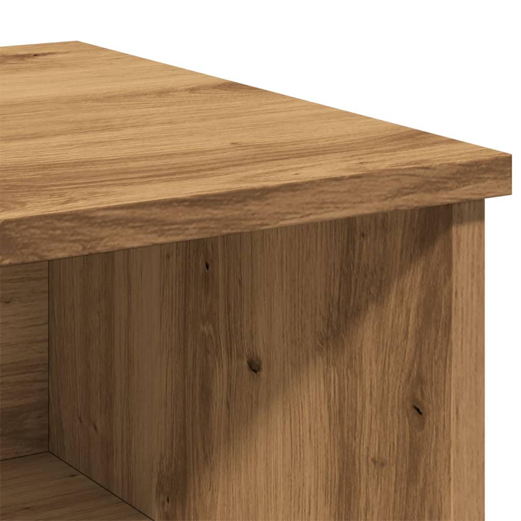 Bedside tables 2 pcs. Artisan oak 40x36x65 cm wood material